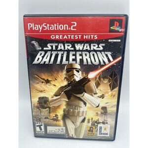 Star Wars: Battlefront Greatest Hits PlayStation 2 PS2 CIB Video Game Complete!!